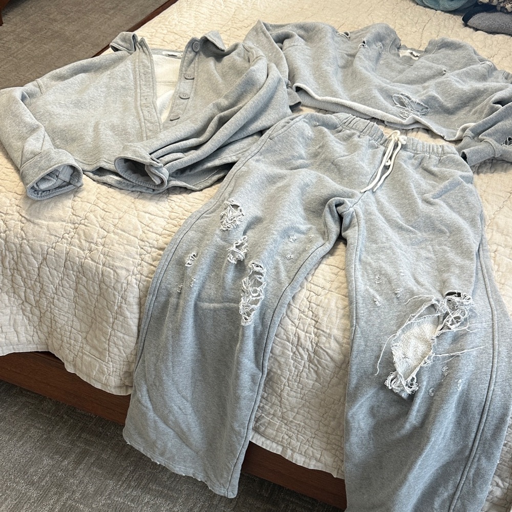 3 piece sweat set